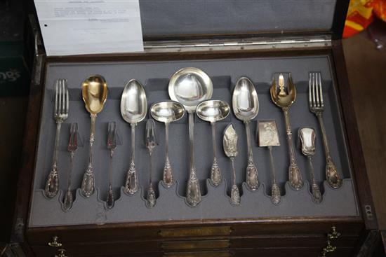 French canteen of cutlery.